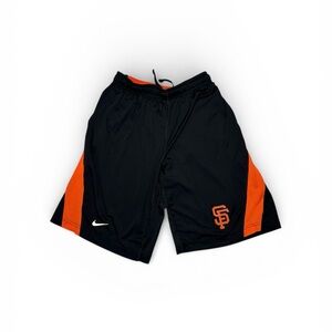 Nike Athletic Shorts in Black and Orange